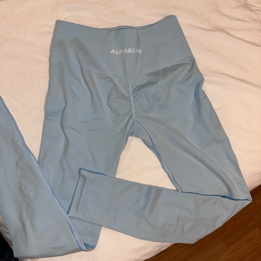 Alphalete Sky Blue Leggings